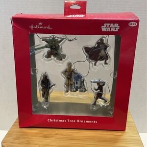 Hallmark‎ Keepsake Christmas Ornaments Mini Star Wars Clone Wars Set of 5 2013